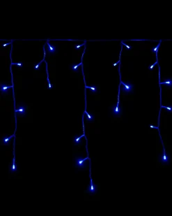 WeRChristmas 360 Icicle LED Light String, Blue, 8.8 M