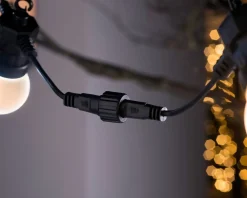 WeRChristmas 20 LED Connectable Matt Festoon Light String, Warm White, 7.7 M