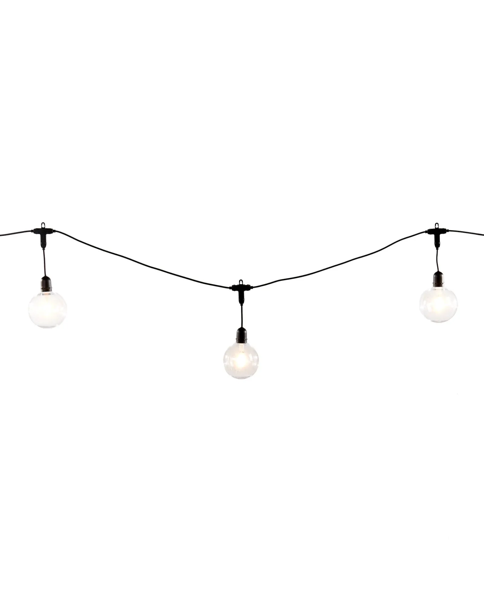 WeRChristmas 10 LED Transparent Festoon Light String, Warm White, 4.5 M