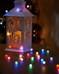 WeRChristmas 80 Pastel Multi-Coloured Micro LED Berry Lights, 6 M