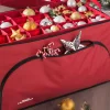WeRChristmas 72 Piece Decoration And Ornament Storage Box, Red, 38 Cm