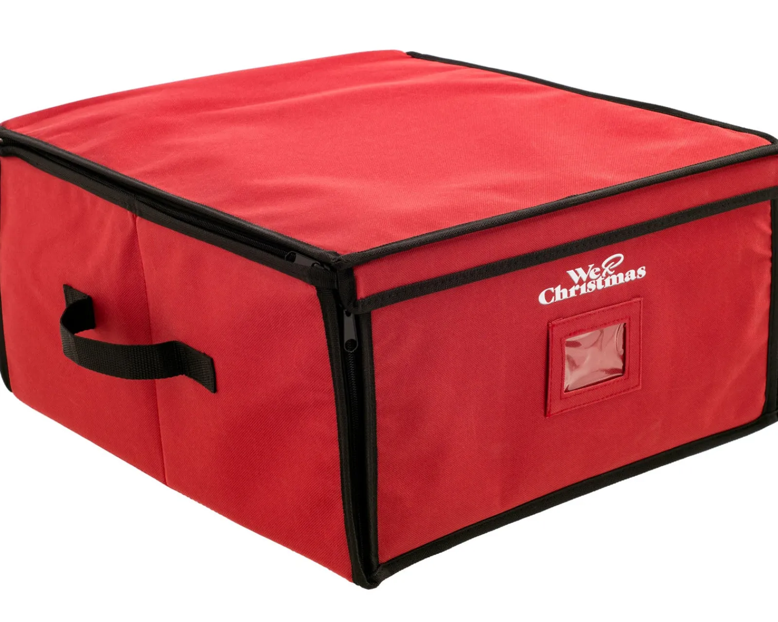 WeRChristmas 32 Piece Decoration And Ornament Storage Box, Red, 40 Cm