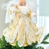 WeRChristmas Angel Christmas Tree Topper, Gold, 25 Cm