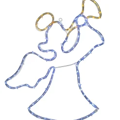 WeRChristmas Angel Rope Light Silhouette, 49 Cm