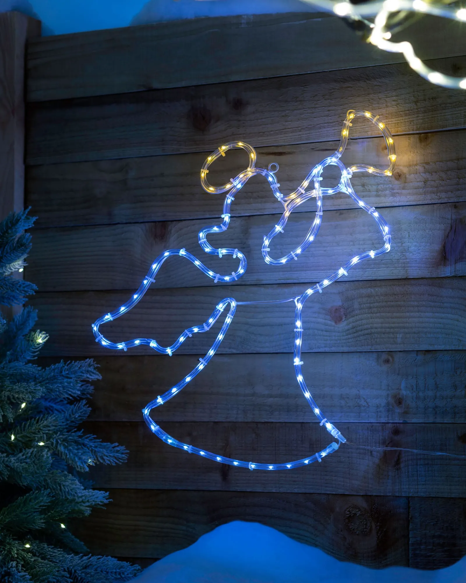 WeRChristmas Angel Rope Light Silhouette, 49 Cm