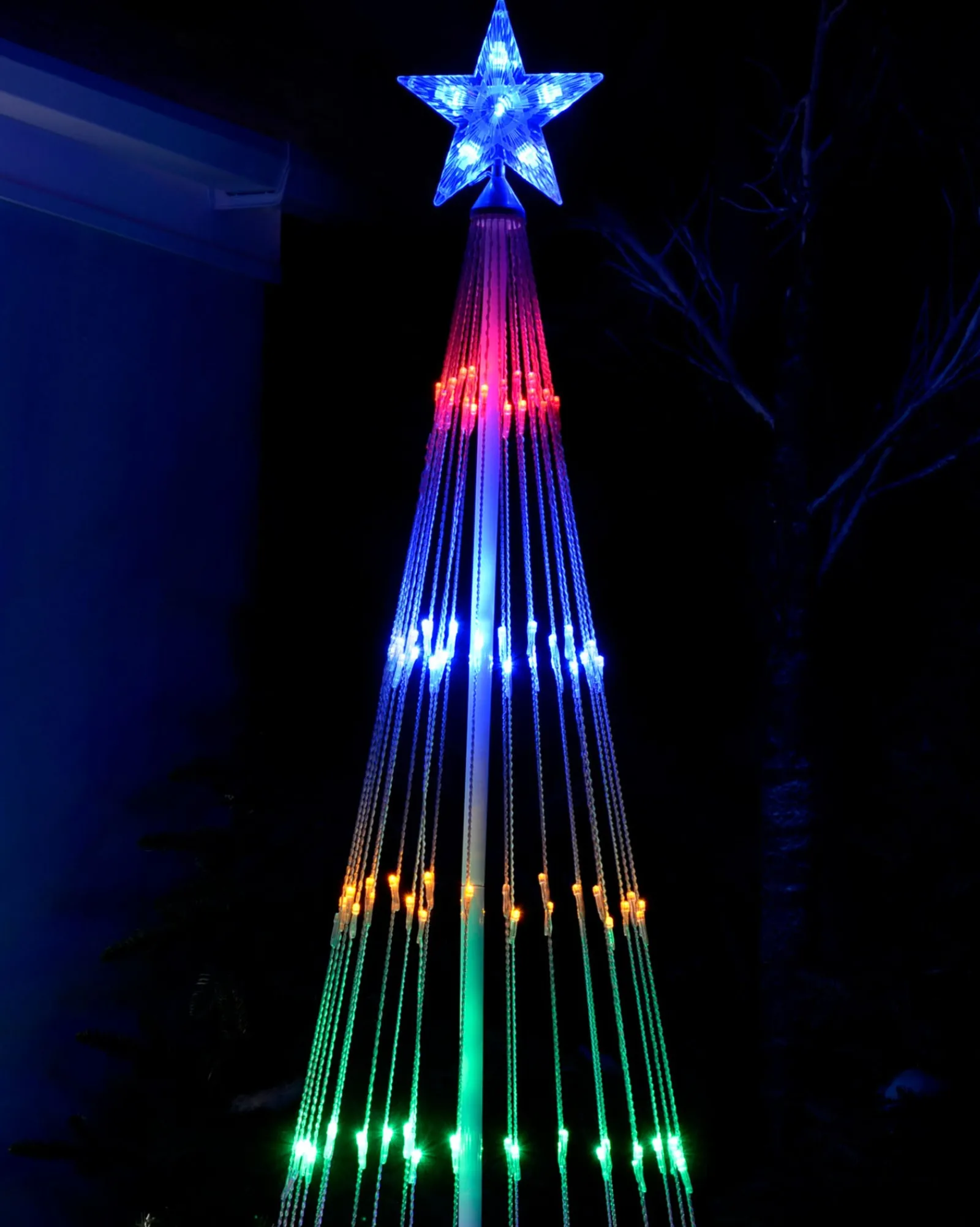 WeRChristmas Animated Flashing Pop-Up Christmas Tree, 190 Cm
