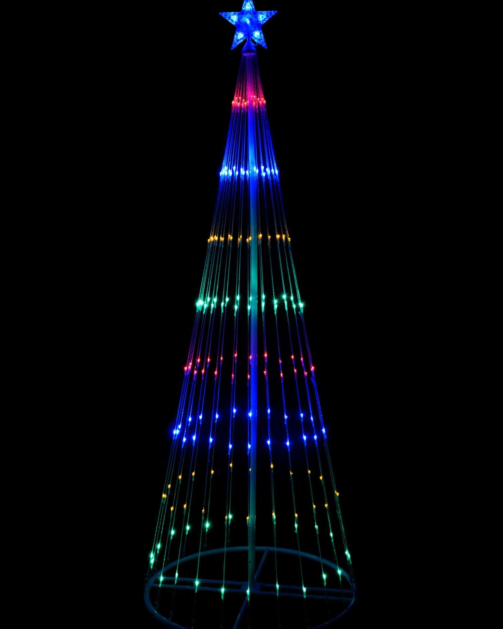 WeRChristmas Animated Flashing Pop-Up Christmas Tree, 190 Cm