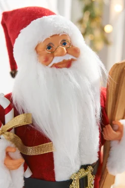WeRChristmas Animated Musical Standing Santa Figurine, 45 Cm