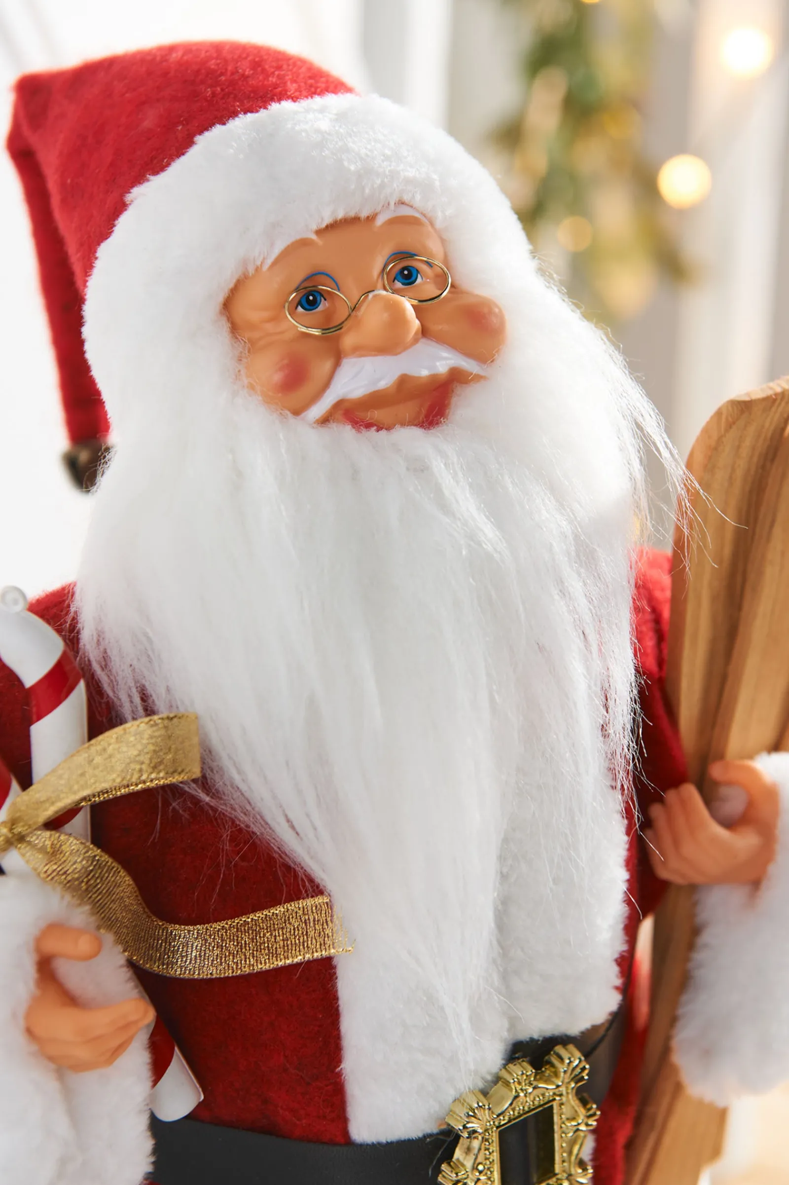 WeRChristmas Animated Musical Standing Santa Figurine, 45 Cm