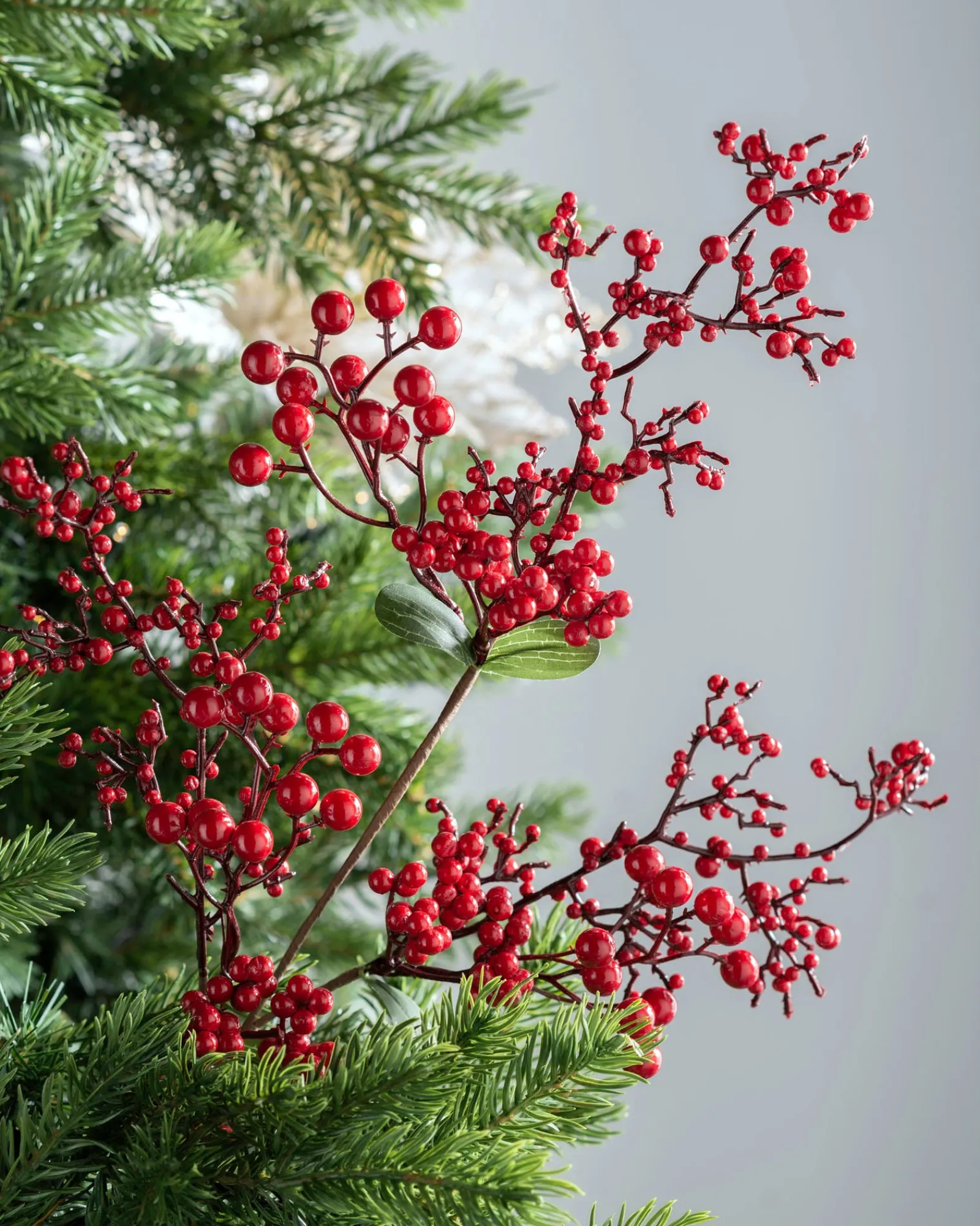 WeRChristmas Artificial Berries Tree Pick, Red, 62 Cm