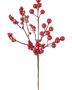 WeRChristmas Artificial Berries Tree Pick, Red, 30 Cm