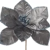 WeRChristmas Artificial Magnolia Flower, Grey, 28 Cm
