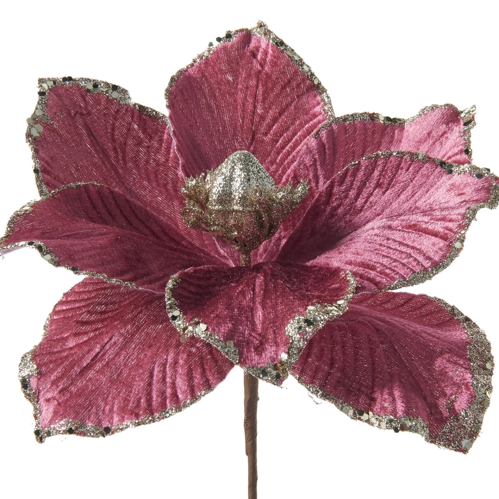 WeRChristmas Artificial Magnolia Flower, Pink, 26 Cm