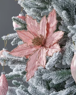 WeRChristmas Artificial Poinsettia Flower, Pink, 30 Cm