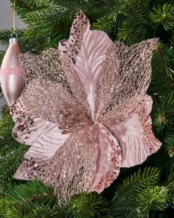 WeRChristmas Artificial Poinsettia Flower, Pink, 30 Cm
