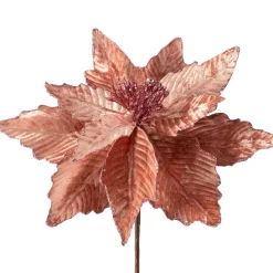 WeRChristmas Artificial Poinsettia Flower, Pink, 32 Cm