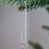 WeRChristmas Bauble Ornament Hooks, Silver, Pack Of 100
