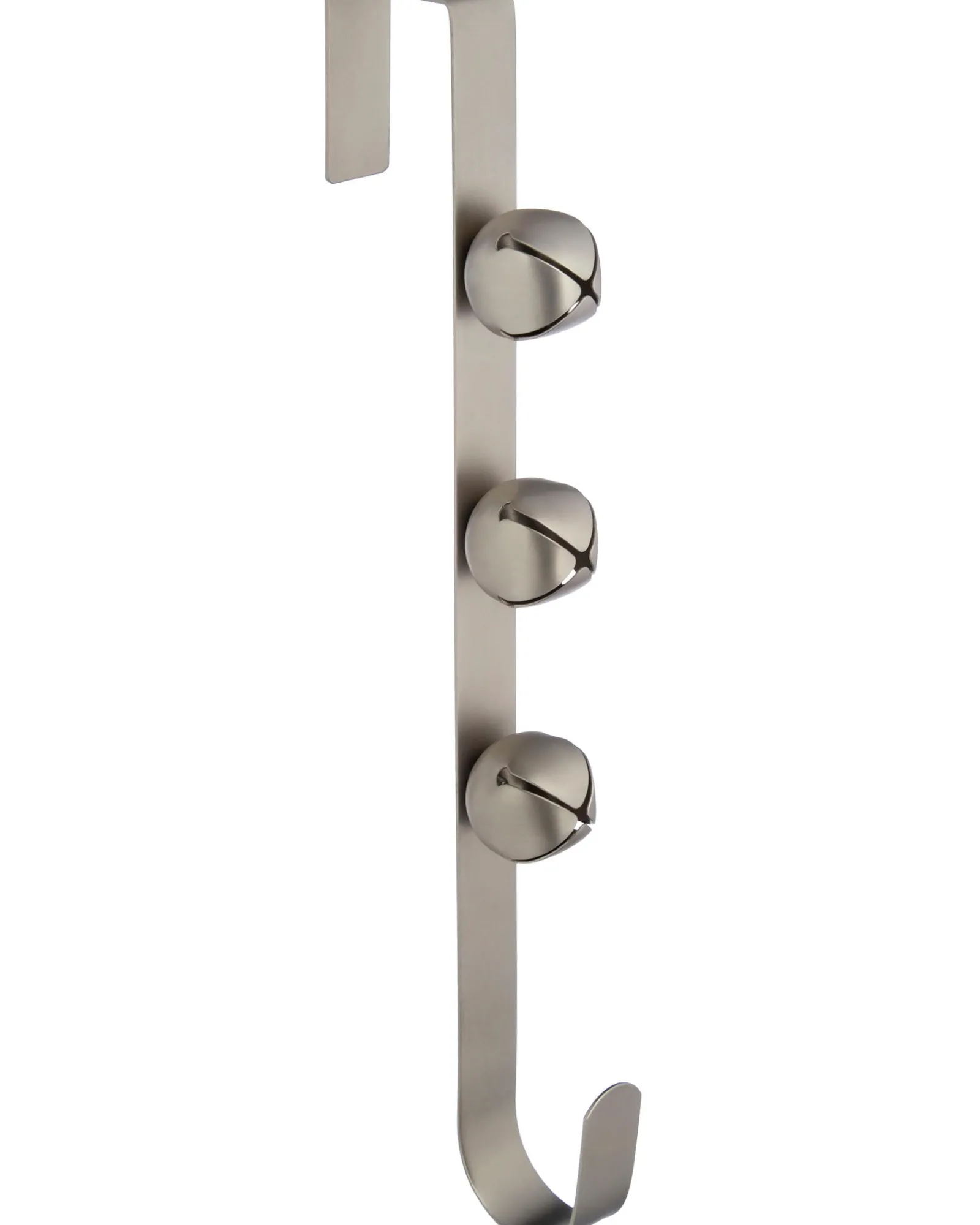 WeRChristmas Bells Wreath Door Hanger, Antique Silver, 38 Cm