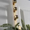 WeRChristmas Bells Wreath Door Hanger, Gold, 38 Cm