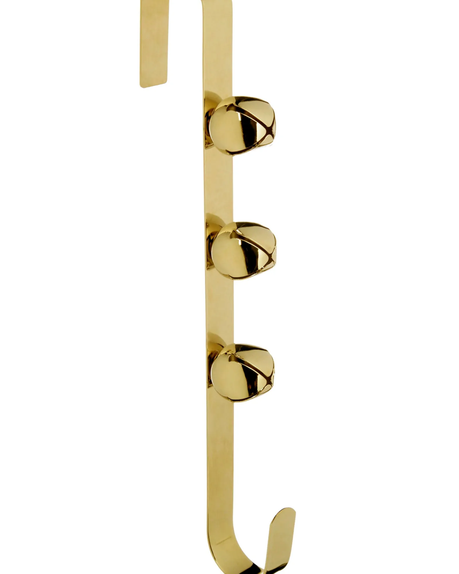 WeRChristmas Bells Wreath Door Hanger, Gold, 38 Cm