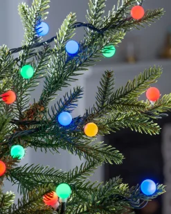 WeRChristmas Berry Multi-Function 50 LED Connectable Light String, Multi-Coloured