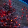 WeRChristmas Berry Multi-Function 100 LED Connectable Light String, Bright Red