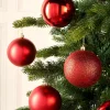 WeRChristmas Christmas Red Shatterproof Baubles, 9 Pack, 10 Cm