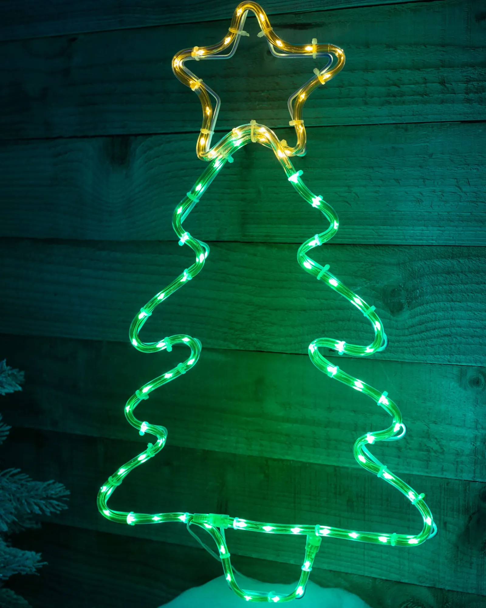 WeRChristmas Christmas Tree Rope Light Silhouette, 48 Cm