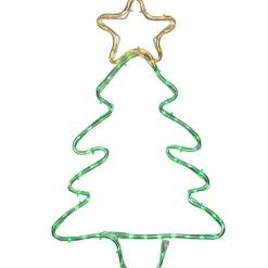 WeRChristmas Christmas Tree Rope Light Silhouette, 48 Cm