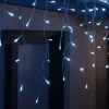 WeRChristmas Connectable Icicle 100 LED Christmas Lights, Bright White
