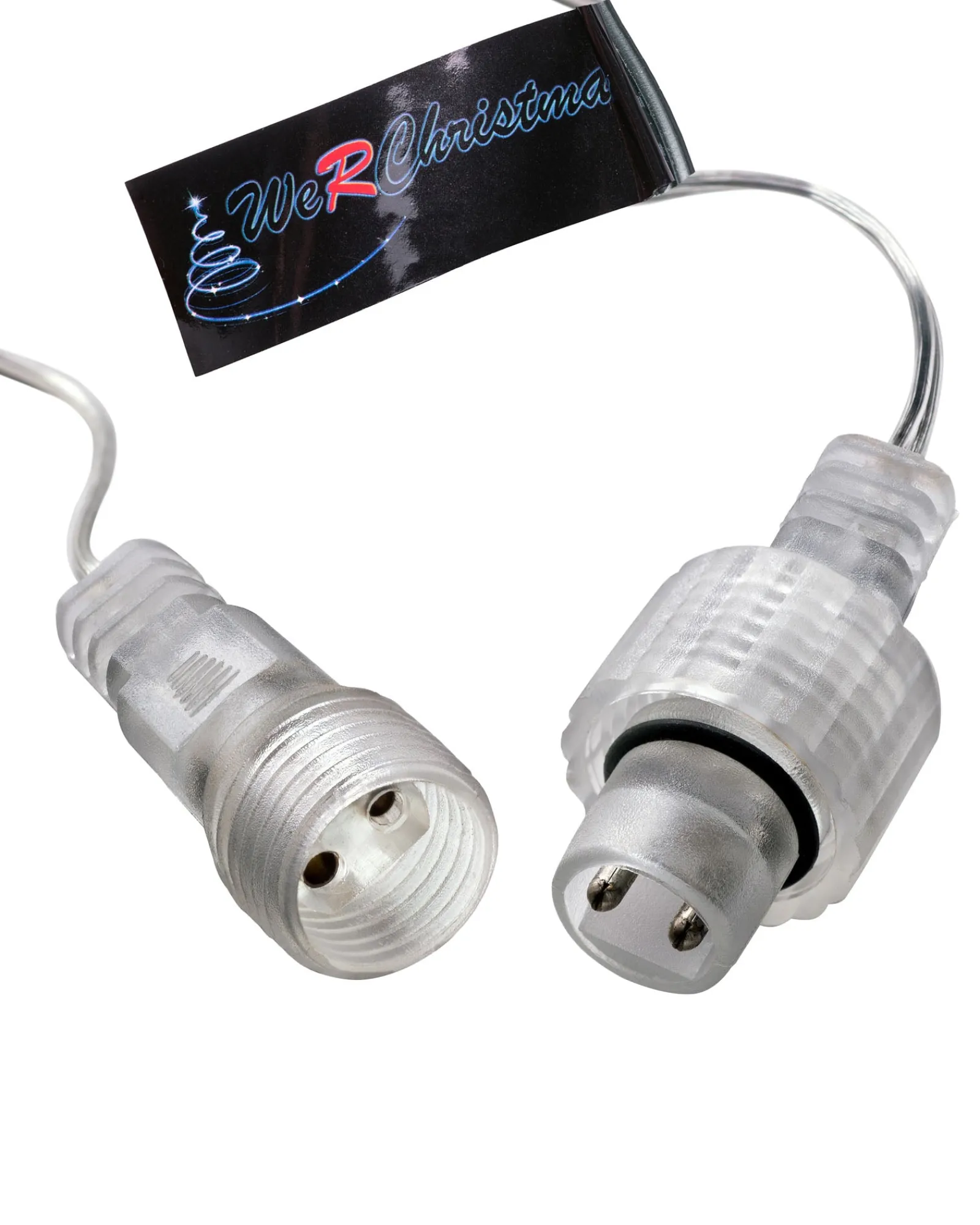 WeRChristmas Connectable Icicle 8 LED Christmas Lights, Bright White