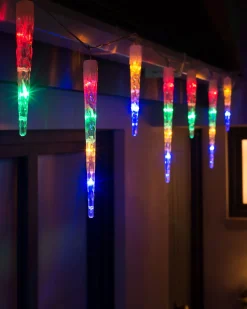 WeRChristmas Connectable Icicle LED Light String, Multi-Coloured, 5.2 M