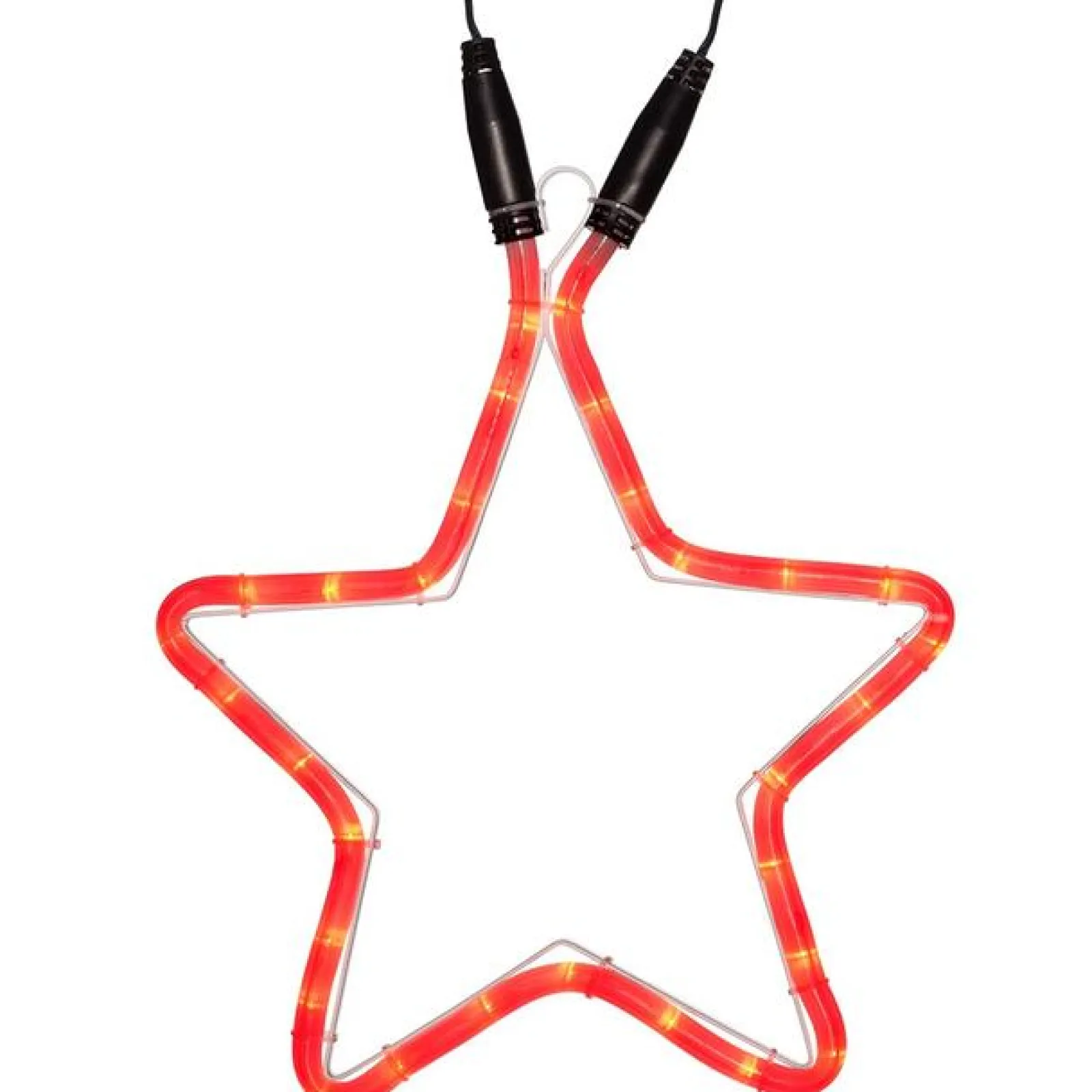 WeRChristmas Connectable Star Rope Light Silhouette, Red, 32 Cm