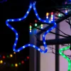 WeRChristmas Connectable Star Rope Light Silhouette, Blue, 32 Cm