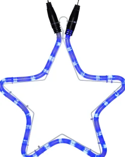 WeRChristmas Connectable Star Rope Light Silhouette, Blue, 32 Cm