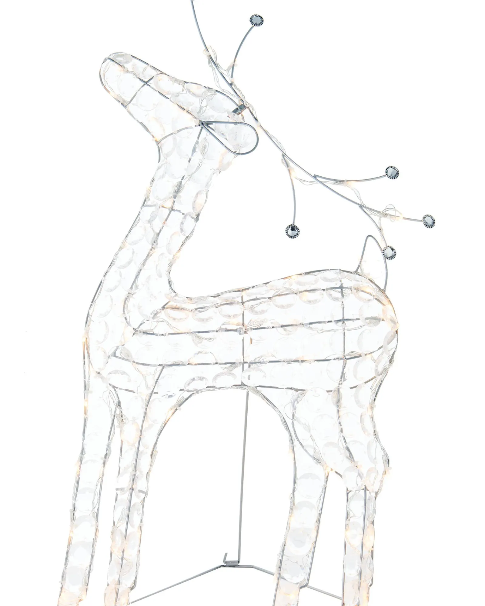 WeRChristmas 2D Crystal Reindeer, 80 Cm