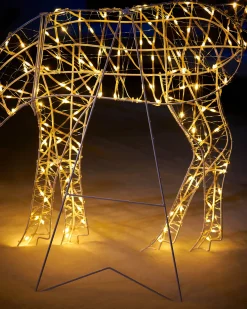WeRChristmas 2D Grazing Reindeer Silhouette, 95 Cm