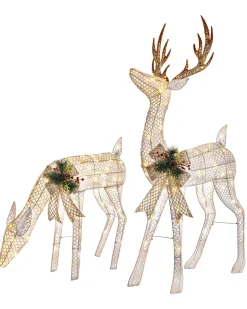 WeRChristmas 3D Reindeer Family Silhouette, 151 Cm