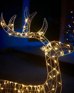 WeRChristmas 2D Standing Reindeer Silhouette, 95 Cm