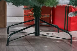 WeRChristmas Evergreen Snow Flocked Tip Christmas Tree, 6 Ft