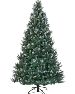 WeRChristmas Evergreen Snow Flocked Tip Christmas Tree, 6 Ft