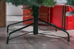 WeRChristmas Evergreen Snow Flocked Tip Christmas Tree, 7 Ft