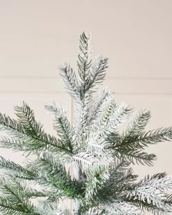 WeRChristmas Frosted Siberian Mixed Pine Christmas Tree, 6 Ft