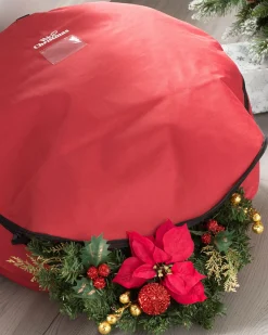 WeRChristmas Garland & Wreath Storage Bag, Red, 76 Cm