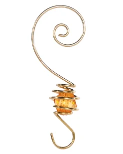 WeRChristmas Gemstone Bauble Hooks, Gold, Pack Of 24