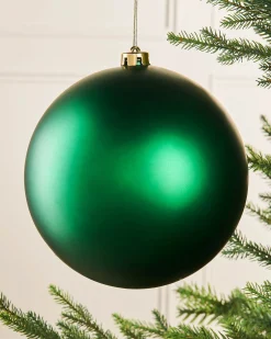 WeRChristmas Green Large Matt Shatterproof Bauble, 20 Cm
