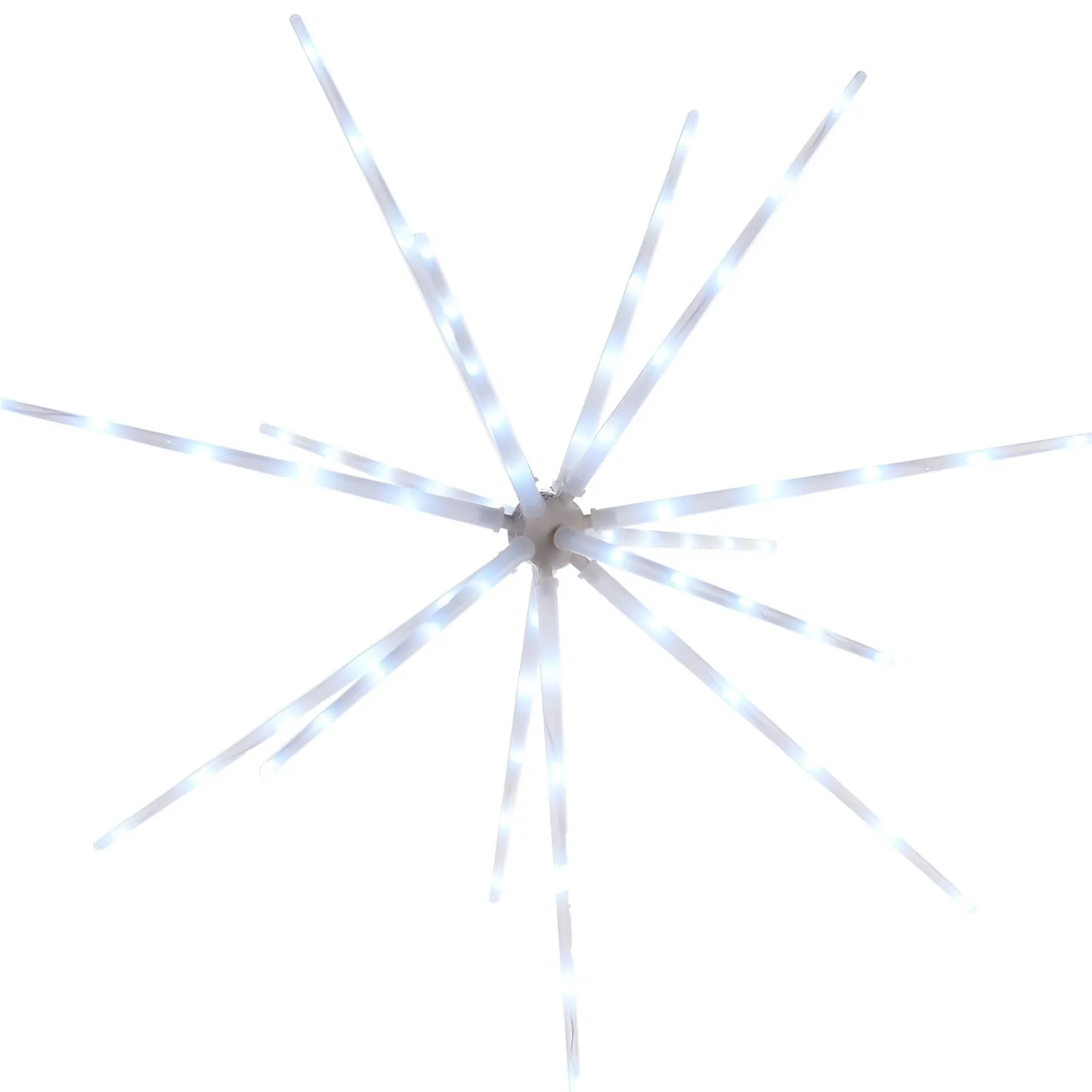 WeRChristmas Hanging Starburst Decoration, Ice White, 51 Cm
