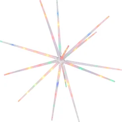 WeRChristmas Hanging Starburst Decoration, Colour Changing, 51 Cm