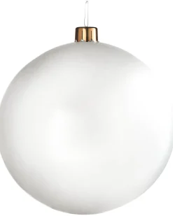 WeRChristmas Inflatable Christmas Bauble, White, 76 Cm