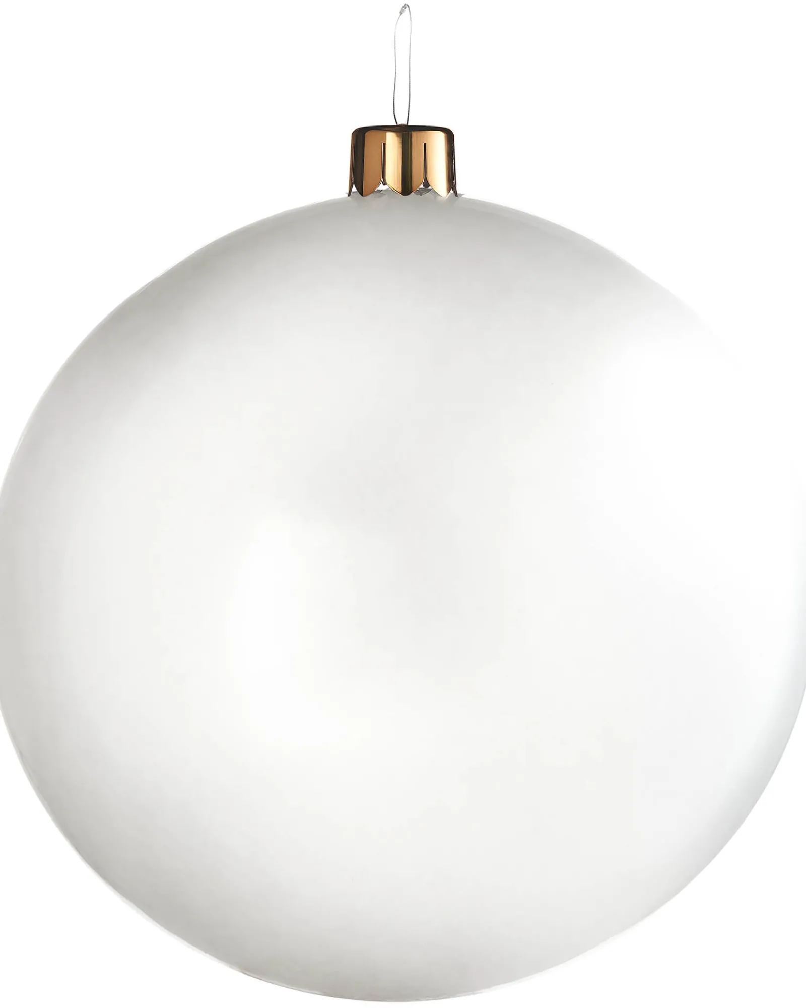 WeRChristmas Inflatable Christmas Bauble, White, 76 Cm